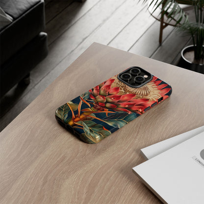 Tough Cases: Vibrant Floral Phone Case, Tough Phone Covers, Floral Art Cases, Nature Design Accessories, Gift for Nature Lovers