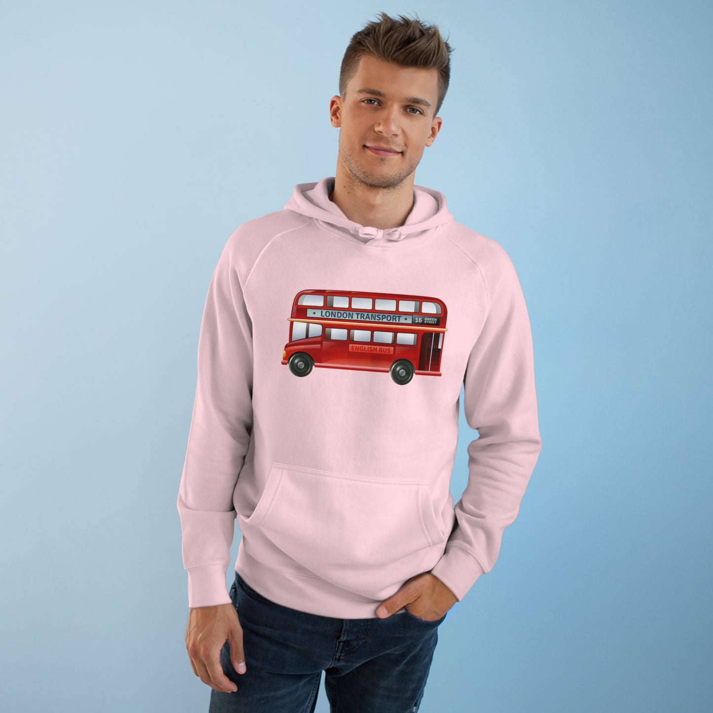 Unisex Hoodie - London Transport English Bus