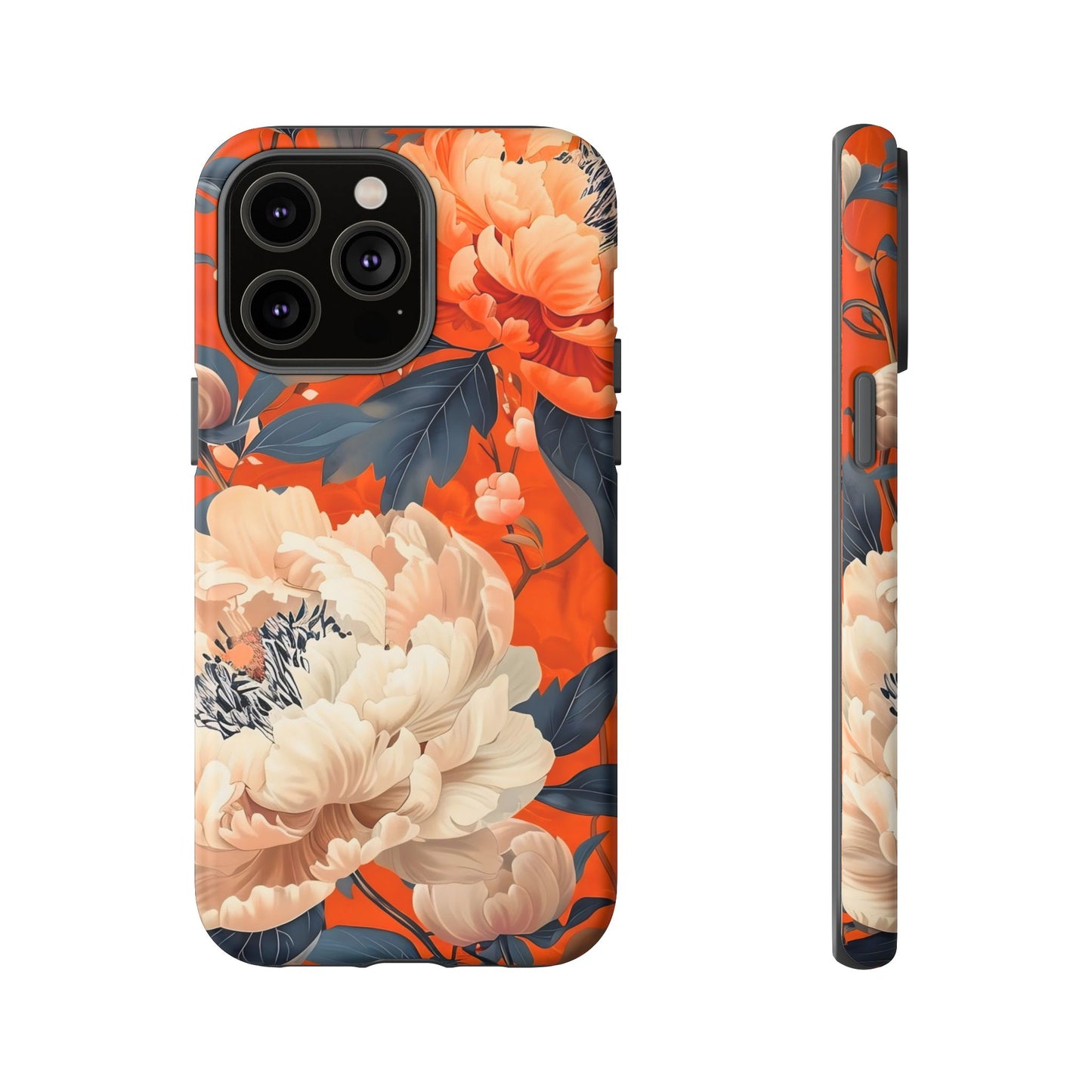 Floral Tough Case, Durable Floral Phone Case, Stylish Protection Case, Gift for Her, Spring Accessories, Mother’s Day Gift