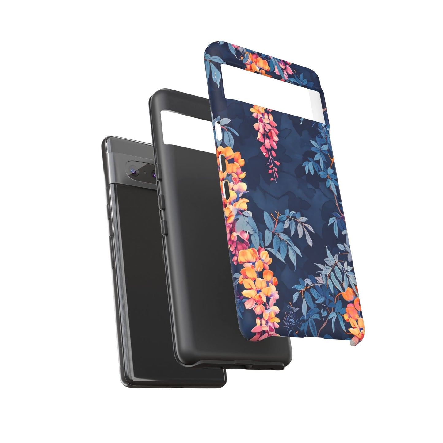 Floral iPhone Case, Tough Phone Cover, Gift for Her, Nature Lover Accessory, Spring Decor, Unique Floral Design