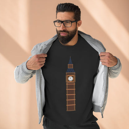 Unisex Crewneck Sweatshirt - Iconic Big Ben Clock Tower