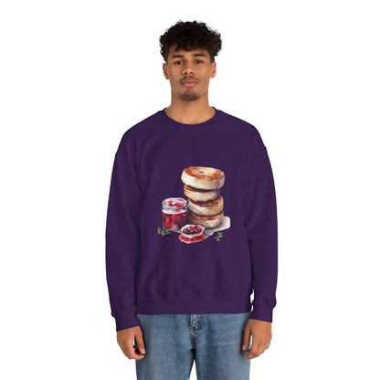 Unisex Heavy Blend™ Crewneck Sweatshirt Classy - Delightful British Food