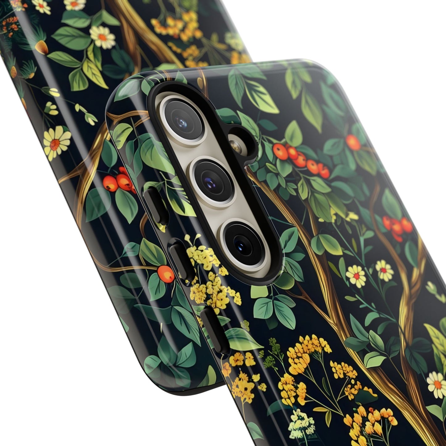 Floral iPhone Case, Nature Inspired Tough Case, Botanical Phone Cover, Eco-Friendly Gift, Unique Floral Design