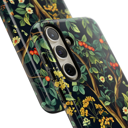 Floral iPhone Case, Nature Inspired Tough Case, Botanical Phone Cover, Eco-Friendly Gift, Unique Floral Design