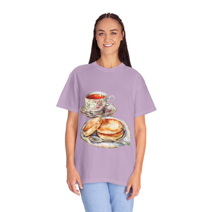 Unisex Garment-Dyed T-shirt - Sunday Roasts & Afternoon Tea - The Heart of British Cuisine
