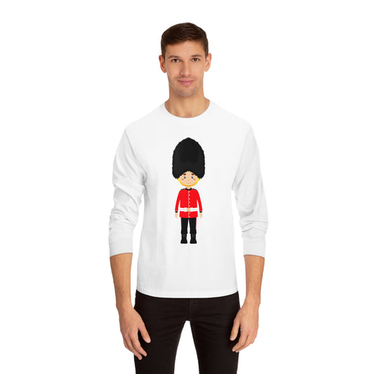 Unisex Classic Long Sleeve T-Shirt - British Soldier - Classic Military Elegance and Honorable