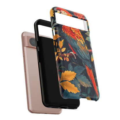 Vibrant Parrot Phone Case - Tough, Stylish, Nature-Inspired, Tropical, Wildlife, Perfect Gift, Summer Vibes