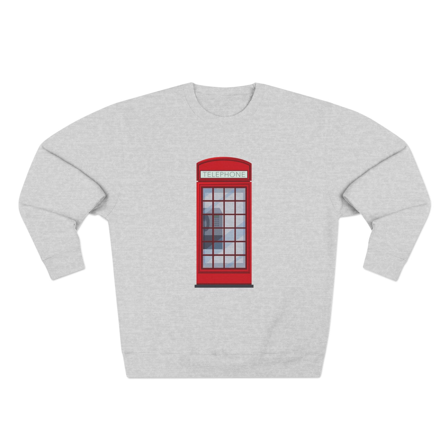 Unisex Crewneck Sweatshirt - Iconic British Public Telephone