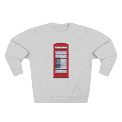 Unisex Crewneck Sweatshirt - Iconic British Public Telephone