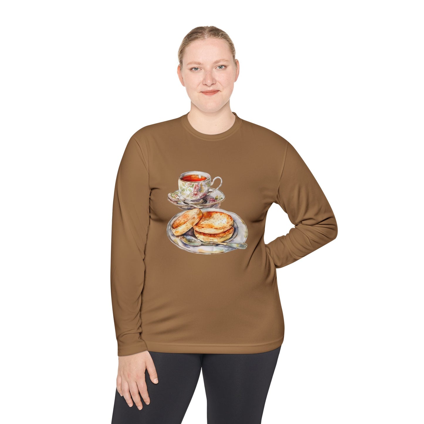 Unisex Lightweight Long Sleeve Tee - The Crown’s Table - British Royal Food Traditions
