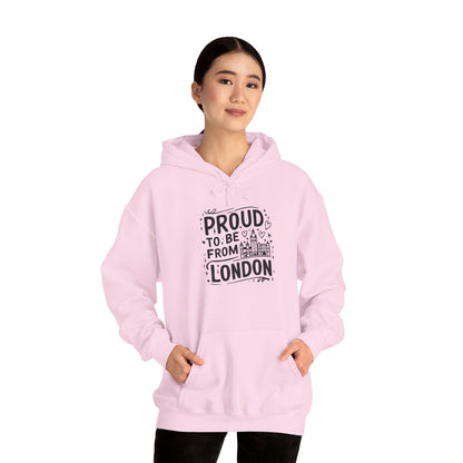 Unisex Heavy Blend™ Hooded Sweatshirt - Proud to be from London