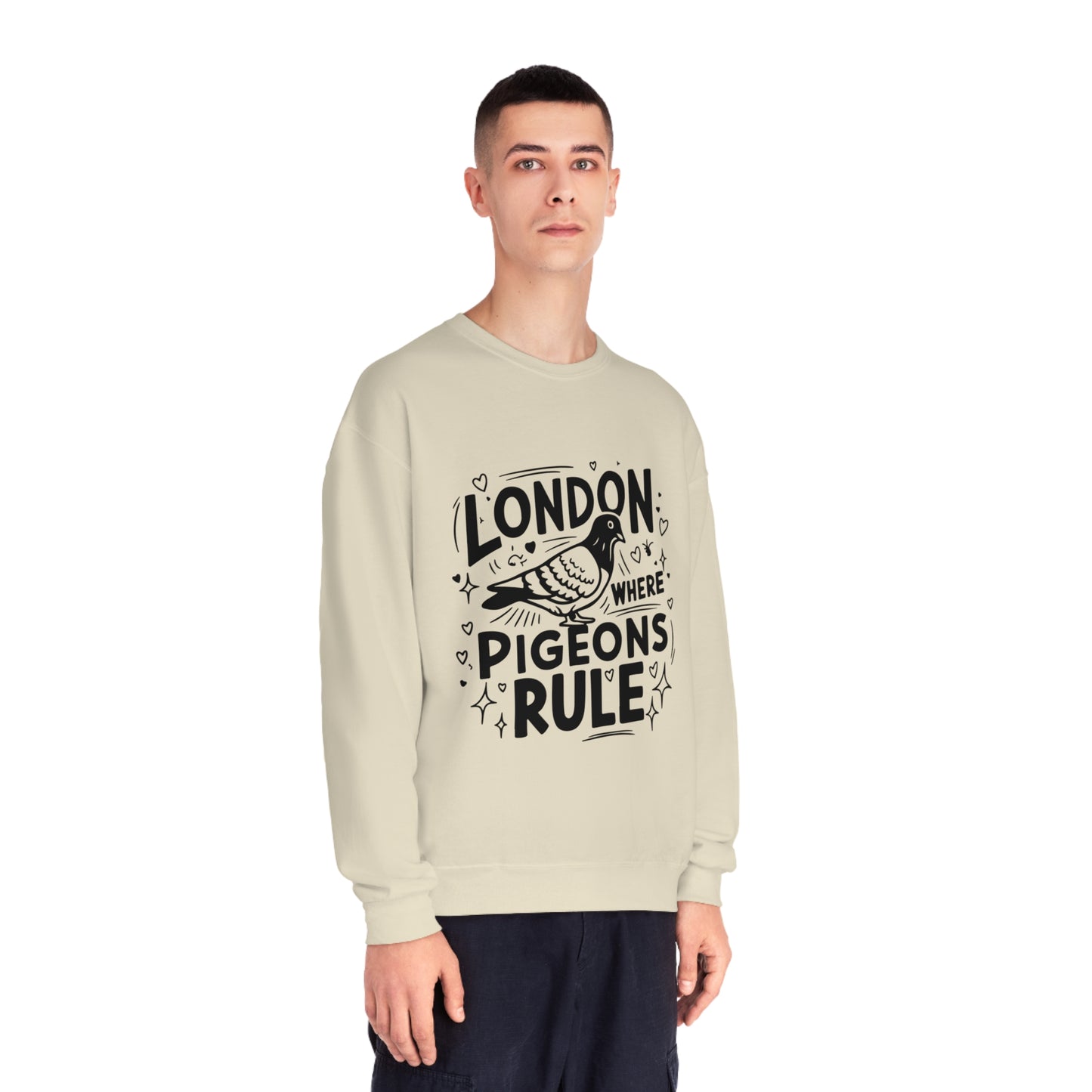 Unisex NuBlend® Crewneck Sweatshirt - Pigeons rule in London