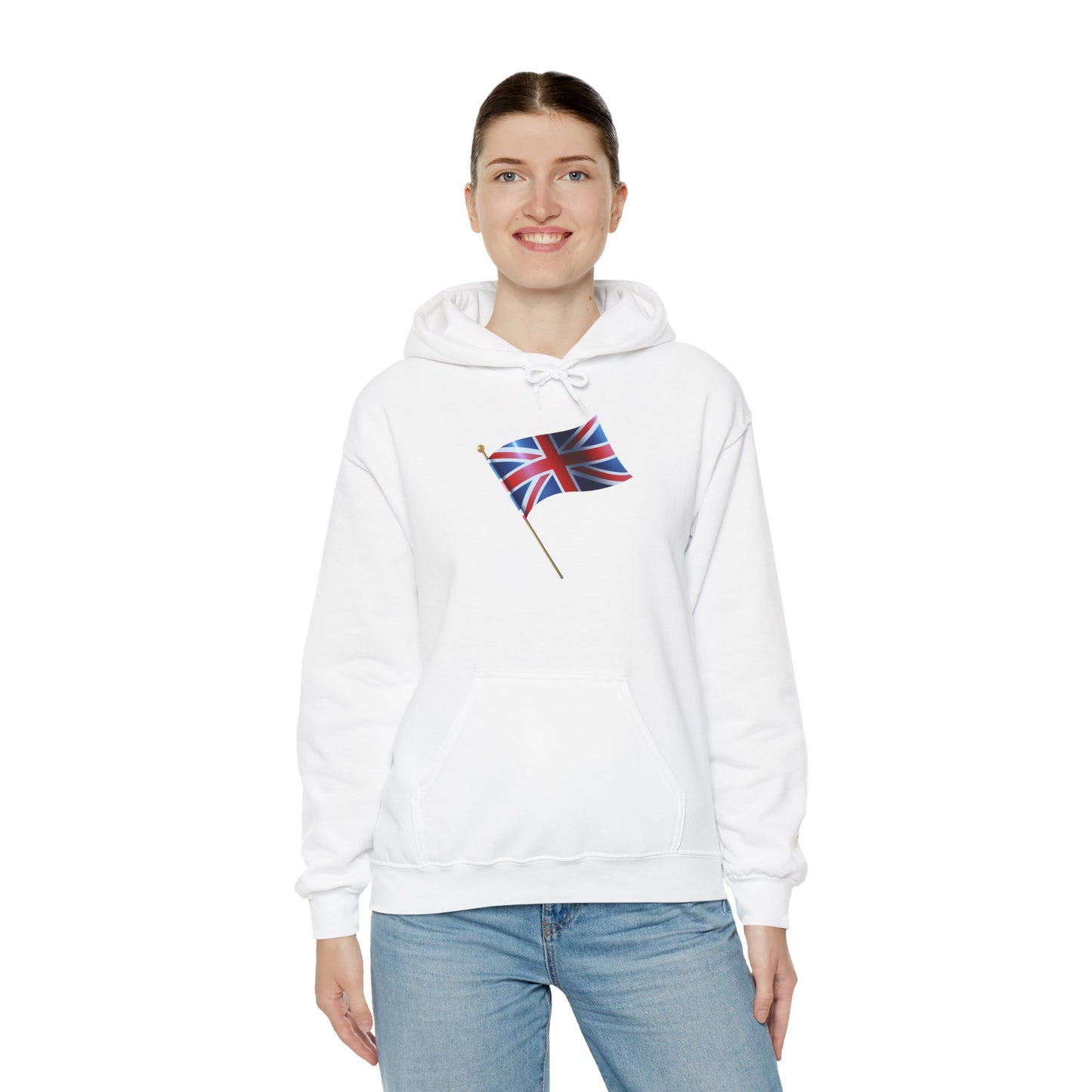 Unisex Heavy Blend™ Hooded Sweatshirt - Heritage in Red, White, and Blue - The British Flag