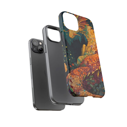Dragon Art Phone Case, Tough Phone Cover, Fantasy Gift, Unique Mobile Accessory, Dragon Lover Gift, Stylish Protection