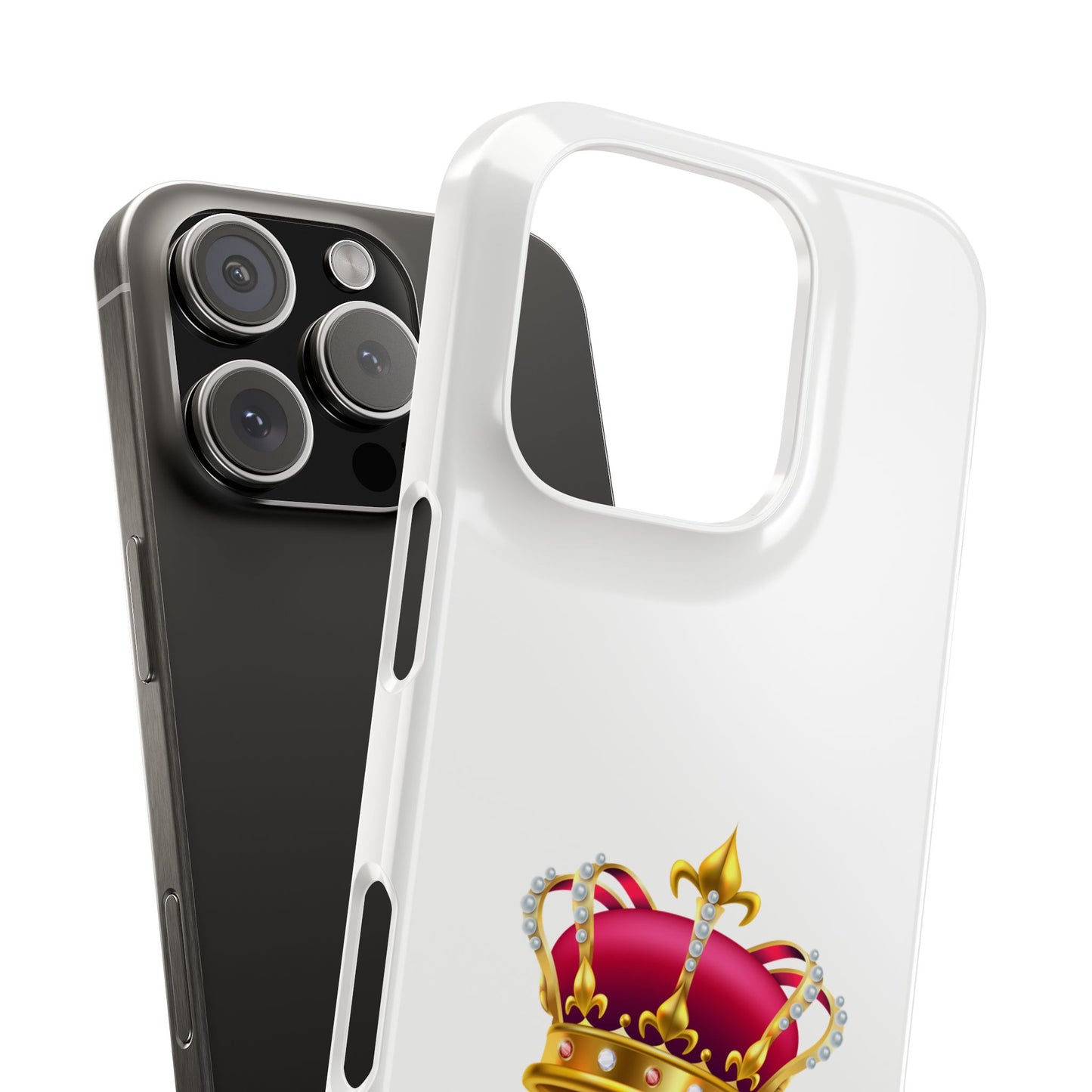 Stylish Crown Phone Case | Slim Fit, Fun Design, Ideal Gift for Royalty Lovers, Birthday or Holiday Present, Phone Accessories