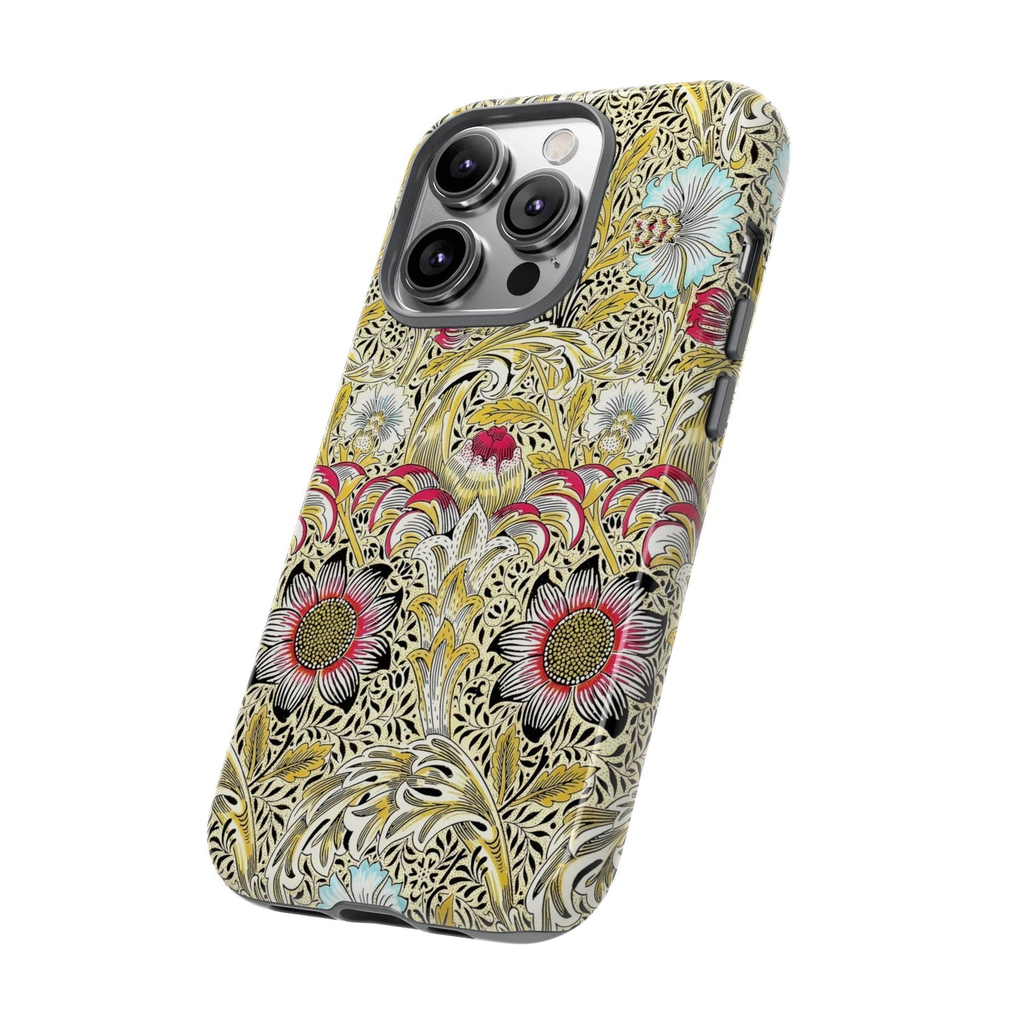 Floral Phone Case - Tough Cases, Floral Design, Stylish, Protective, Unique Gift for Her, Phone Accessories