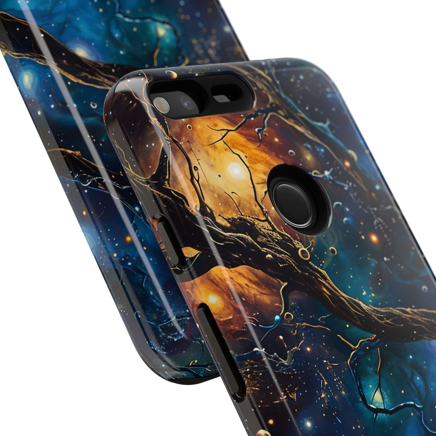 Galaxy-Themed Phone Case, Astronaut Gift, Space Lover Accessory, Unique Phone Cover, Cosmic Art Case
