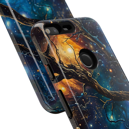Galaxy-Themed Phone Case, Astronaut Gift, Space Lover Accessory, Unique Phone Cover, Cosmic Art Case