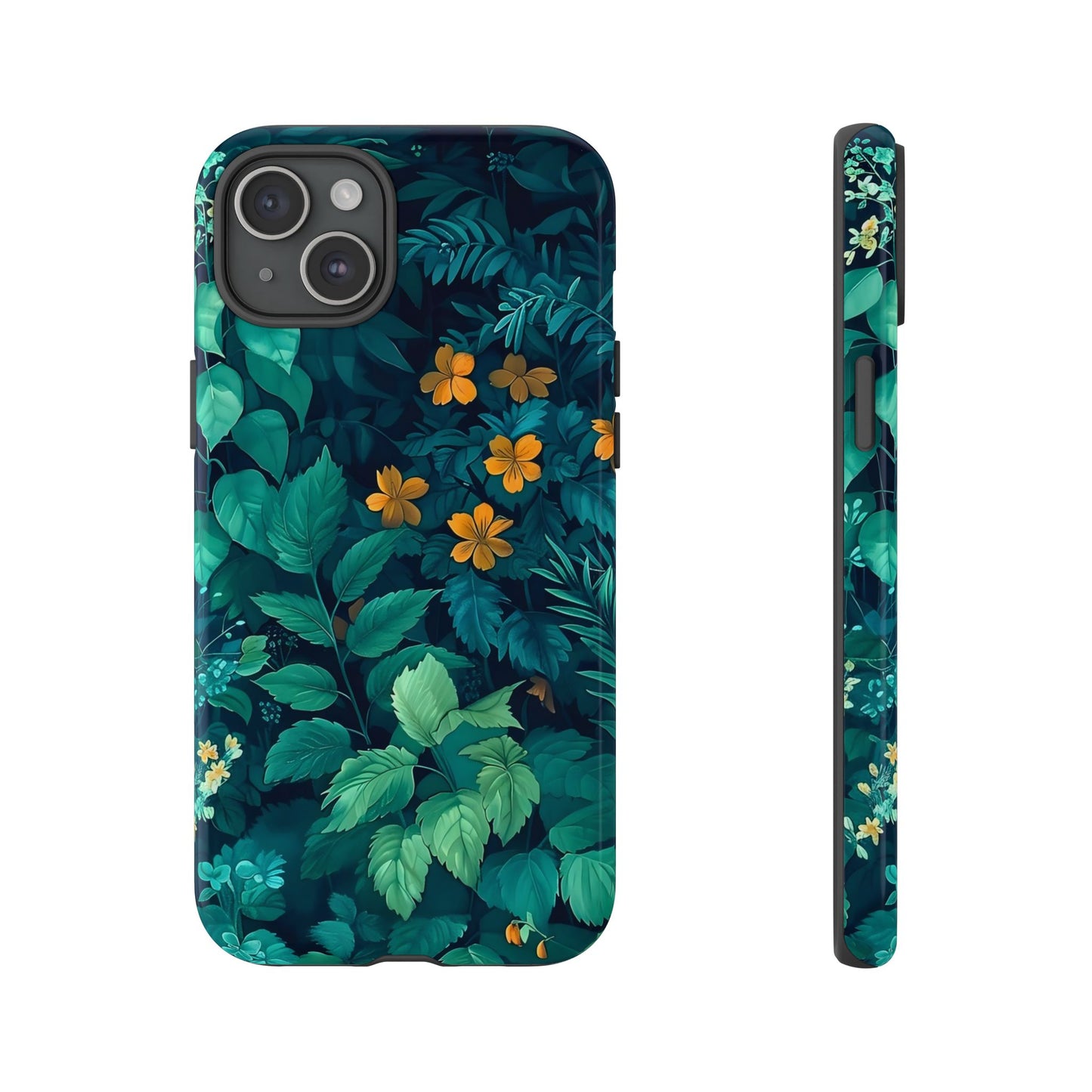 Tough Floral Phone Case, Floral Phone Cover, Nature-Inspired Phone Protector, Greenery Mobile Case, Eco-Friendly Gift Ideas