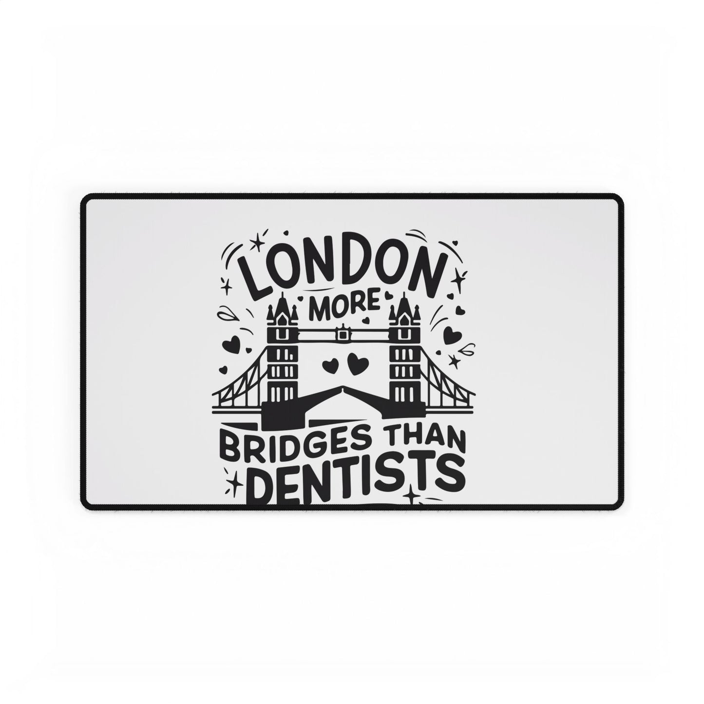London Desk Mat - Artistic Desk Accessories, Office Decor, Unique Gift, Teacher Supplies, Home Office Essentials