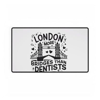 London Desk Mat - Artistic Desk Accessories, Office Decor, Unique Gift, Teacher Supplies, Home Office Essentials