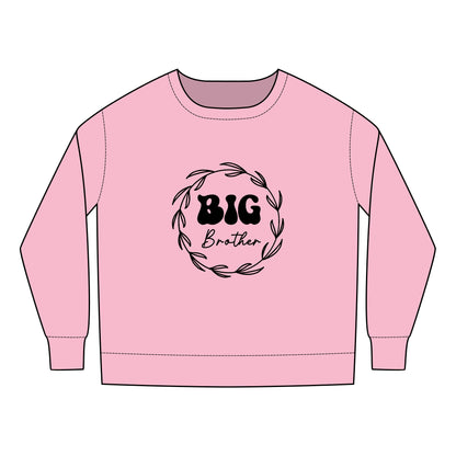 Toddler Sweatshirt - Big Brother Retro SVG PNG Design  - Cute Sibling Announcement Gift