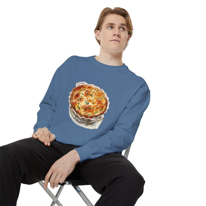 Unisex Garment-Dyed Sweatshirt - British Food Traditional Dishes and Culinary Delights