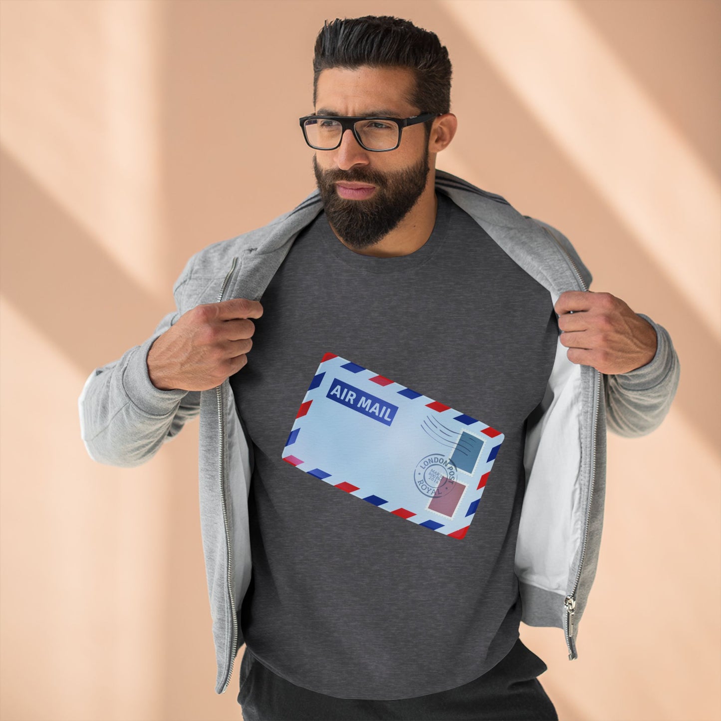 Unisex Crewneck Sweatshirt - Vintage British Air Mail