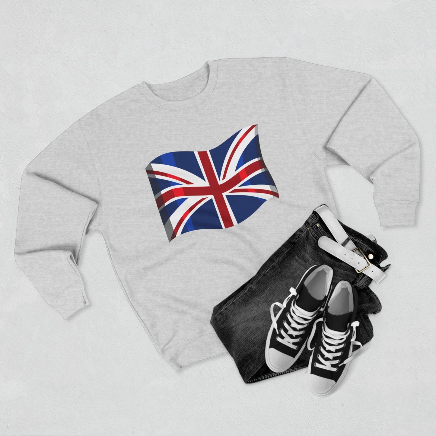 Unisex Crewneck Sweatshirt - Classic UK Flag