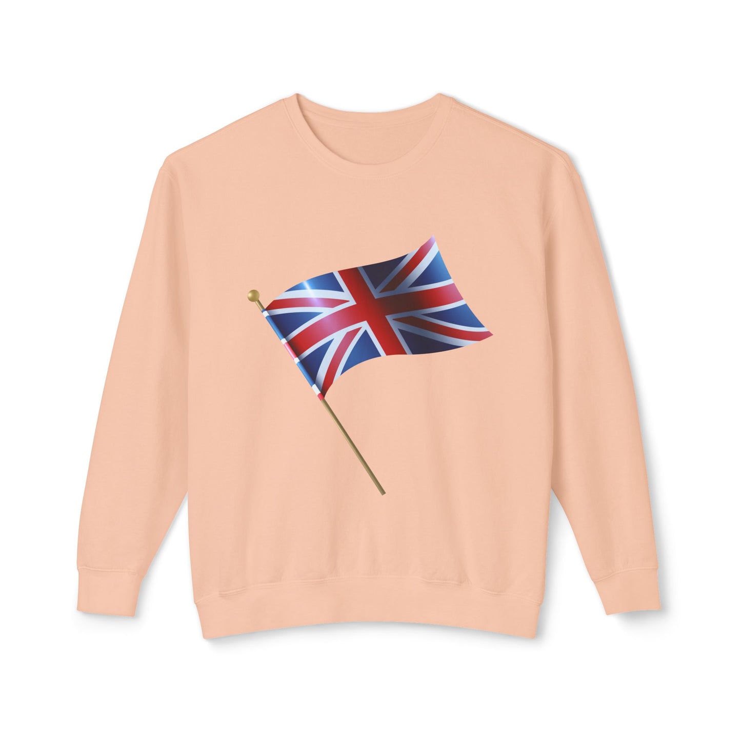 Unisex Lightweight Crewneck Sweatshirt - Classic UK Flag