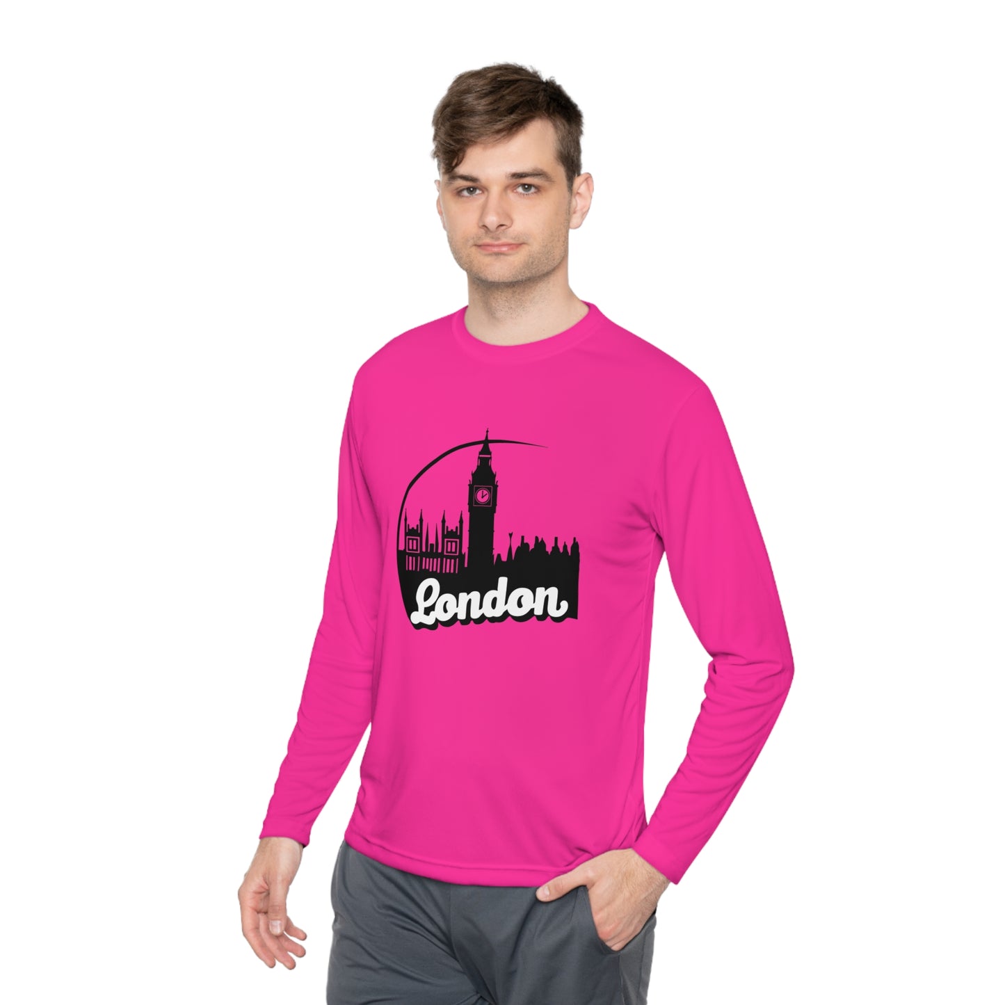 Unisex Lightweight Long Sleeve Tee - Cool London