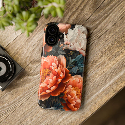 Floral Phone Case - Tough Cases, Durable Cover, Flower Design, Unique Gift, Phone Accessories