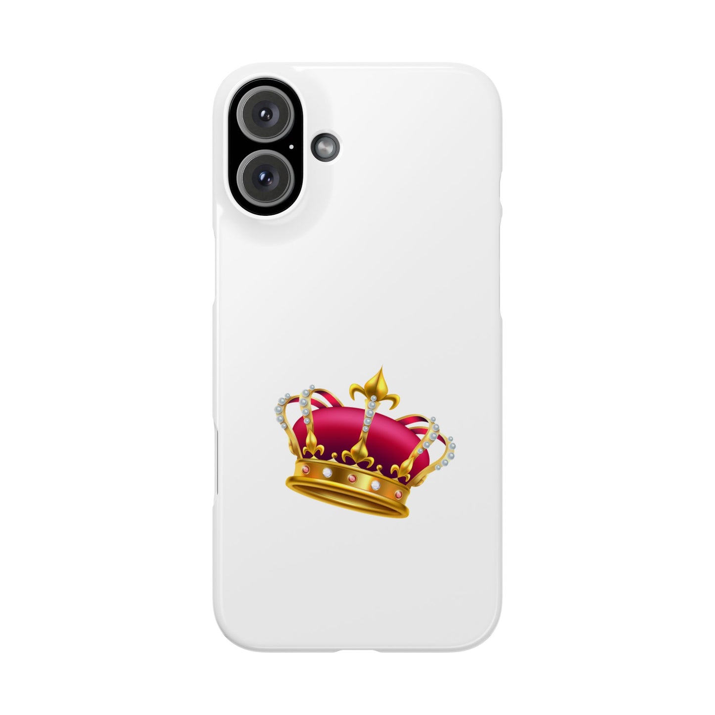 Stylish Crown Phone Case | Slim Fit, Fun Design, Ideal Gift for Royalty Lovers, Birthday or Holiday Present, Phone Accessories