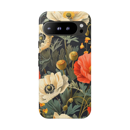 Floral Phone Case - Tough Cases with Vibrant Garden Design, Phone Accessory, Gift for Her, Spring Style, Nature Lover