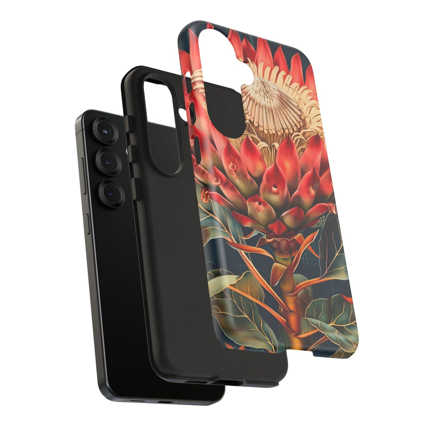 Tough Cases: Vibrant Floral Phone Case, Tough Phone Covers, Floral Art Cases, Nature Design Accessories, Gift for Nature Lovers