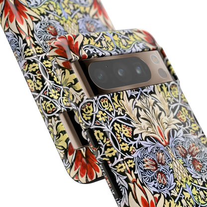 Stylish Phone Case - Floral Design, Tough Cases, Gift for Her, Phone Accessories, Trendy Tech, Unique Cell Phone Cover