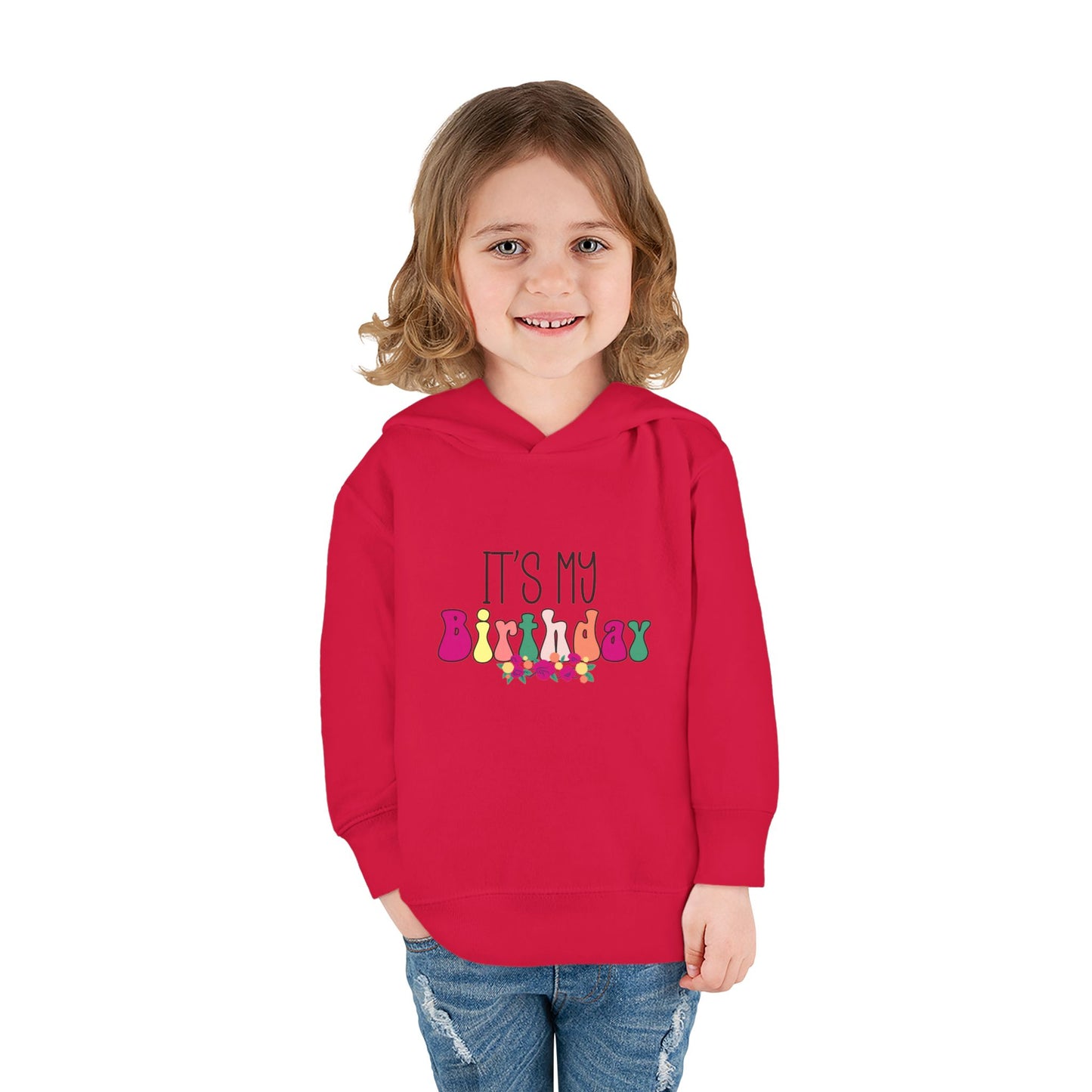 Toddler Birthday Fleece Hoodie - Cute Pullover for Celebrating Special Days