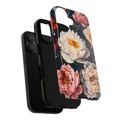Floral Phone Case, Tough Phone Cover, Flower Design, Unique Gift for Her, Trendy Accessory, Spring Decor