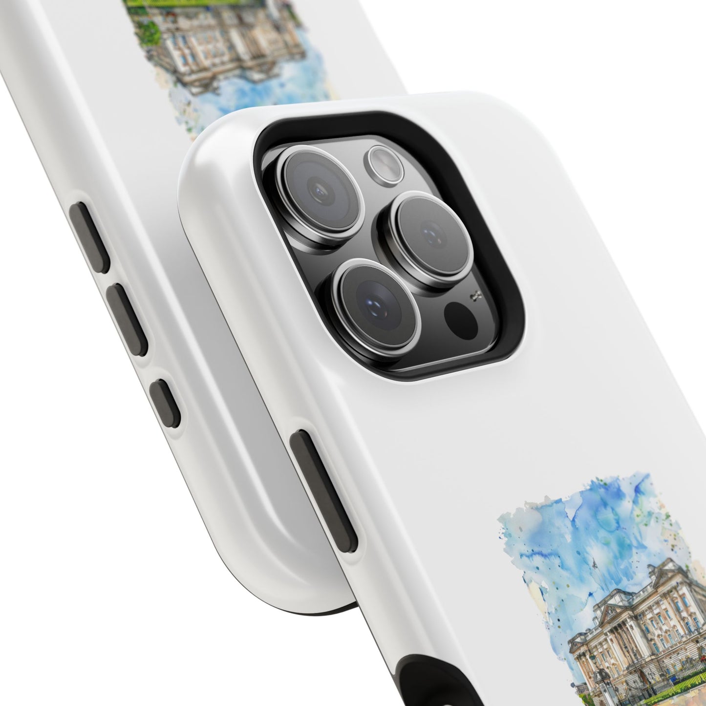 Artistic Magnetic Phone Case, Custom Tough Case, Unique Phone Cover, Gift for Travelers, Landscape Design, Protective Case