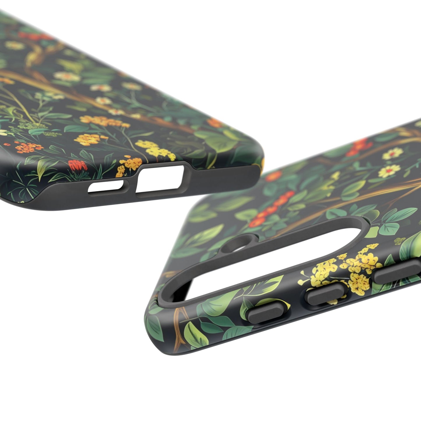 Floral iPhone Case, Nature Inspired Tough Case, Botanical Phone Cover, Eco-Friendly Gift, Unique Floral Design