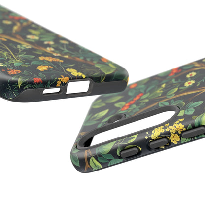 Floral iPhone Case, Nature Inspired Tough Case, Botanical Phone Cover, Eco-Friendly Gift, Unique Floral Design