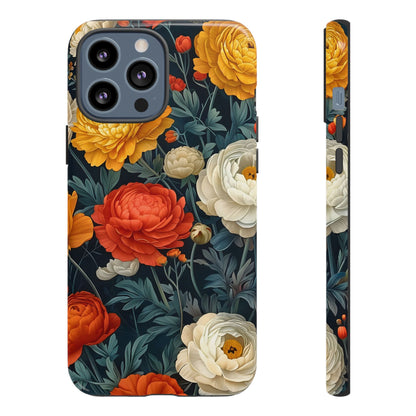Floral Tough Case for Phones | Durable Floral Phone Cover, Boho Chic, Unique Gift for Her, Phone Protection, Flower Design