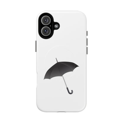 Stylish Magnetic Phone Case with Umbrella Design, Gift for Tech Lovers, Phone Accessory, Modern Design, Unique Cell Phone Cover