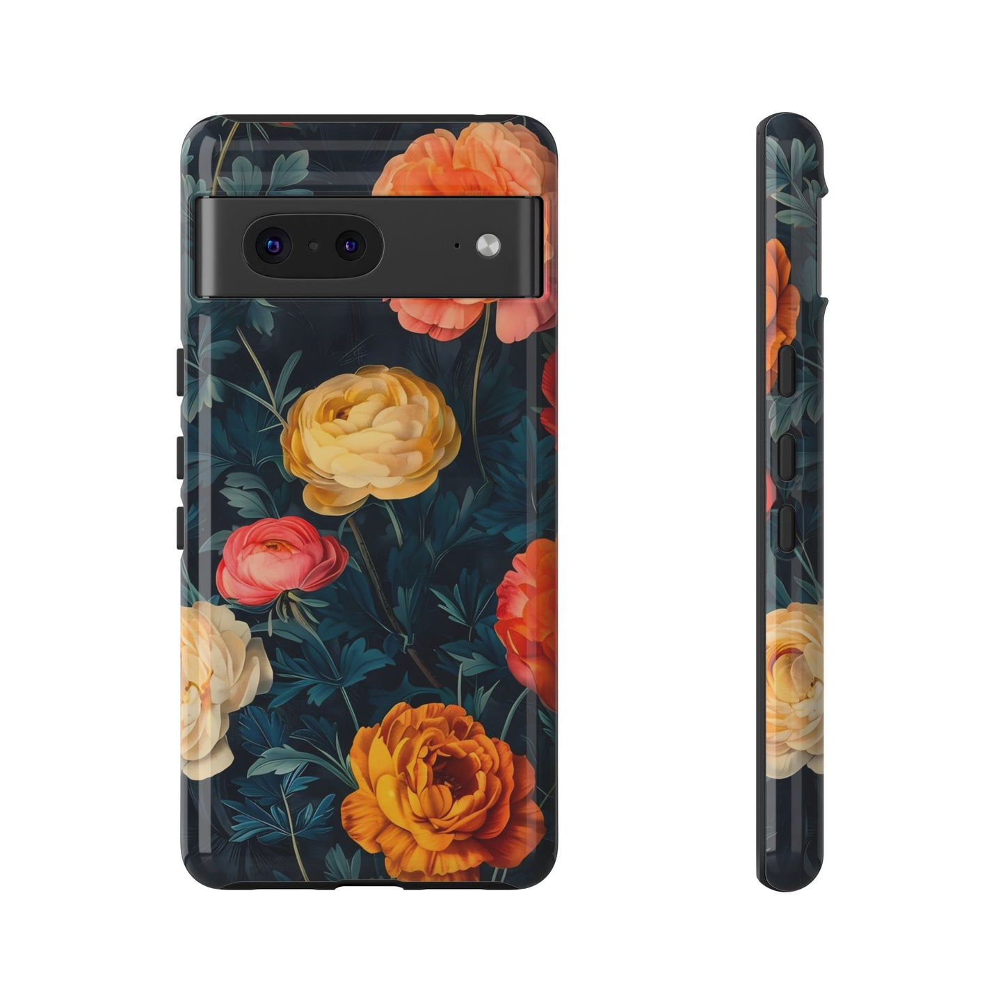 Floral Phone Case - Tough Cases, Stylish Protection, Gift for Flower Lovers, Customizable Cover, Floral Design Mobile Accessory