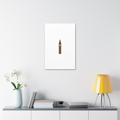 Big Ben Canvas Wall Art, Modern Home Decor, London Decor, Gift for Travel Lovers, Office Wall Art, Minimalist Art Print