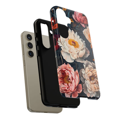 Floral Phone Case, Tough Phone Cover, Flower Design, Unique Gift for Her, Trendy Accessory, Spring Decor