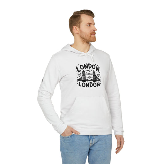 adidas Unisex Fleece Hoodie - Adorable Relaxing London