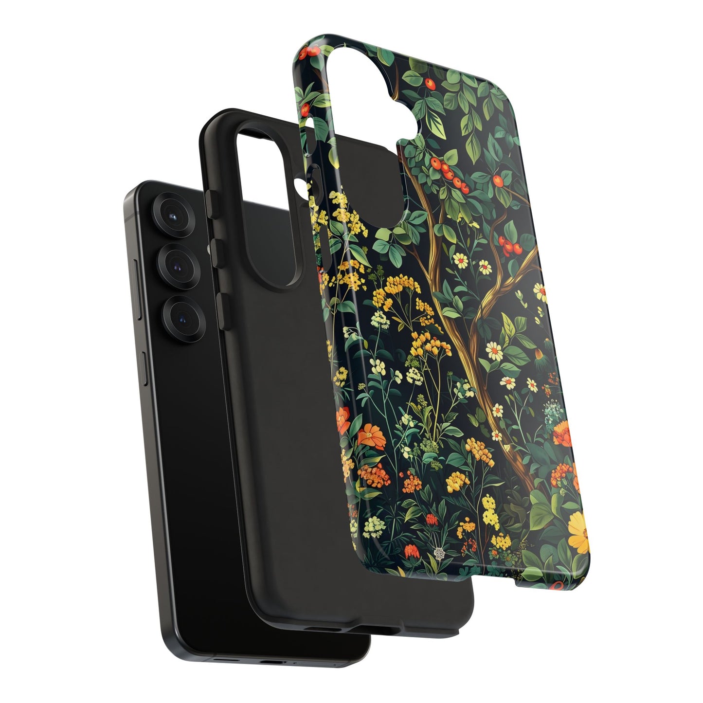 Floral Phone Case - Tough Cases, Colorful Nature Design, Gift for Flower Lovers, Phone Accessory, Unique Cell Phone Cover