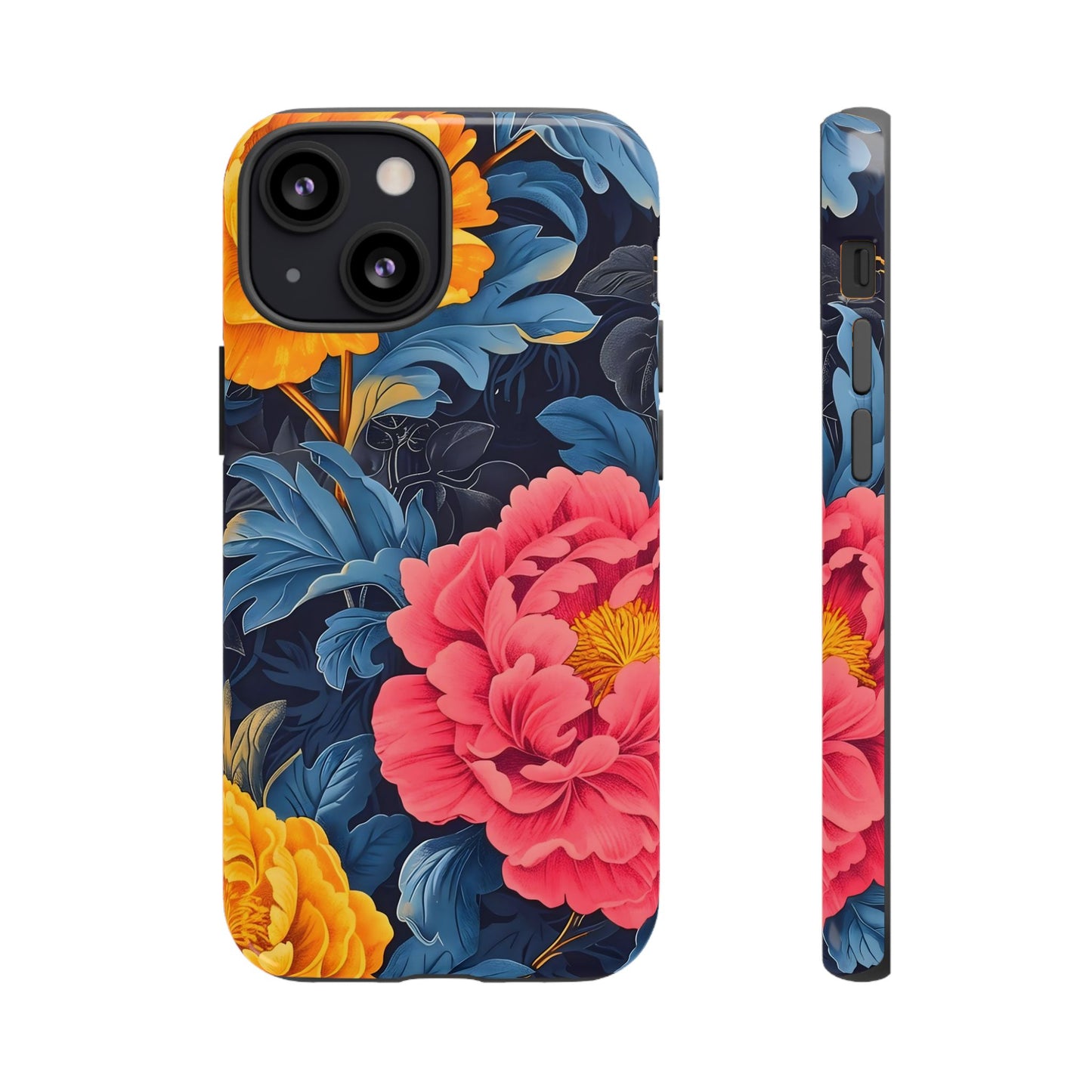 Floral Phone Case, Tough Cases, Stylish Mobile Cover, Gifts for Her, Phone Accessories, Unique Flower Design