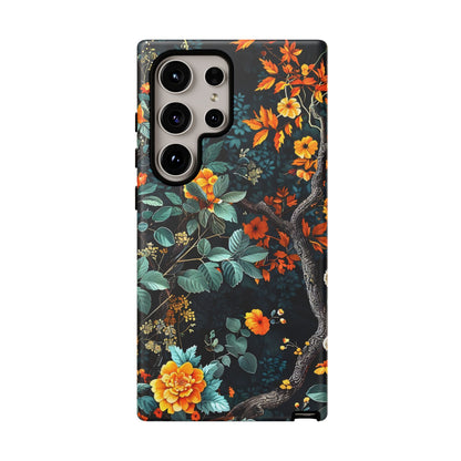 Floral Phone Case | Tough Cases, Protective Cover, Gift for Her, Autumn Vibes, Floral Phone Accessory, Unique Design